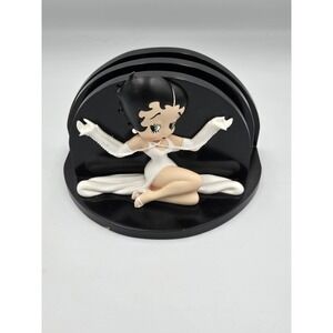 Betty‎ Boop Collector's Edition 1997 Napkin Holder Stand Black White Dress